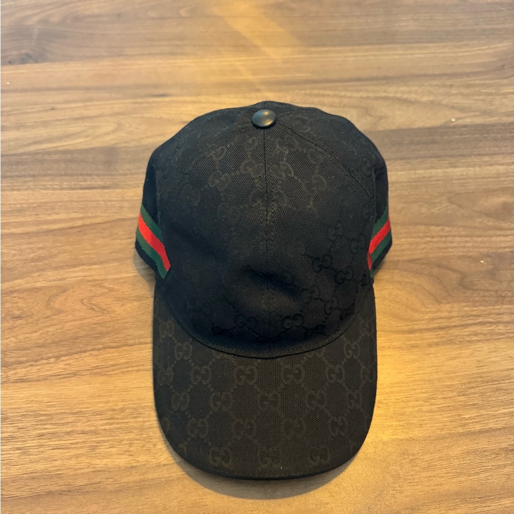 Gucci GG canvas hat Black Sz XL